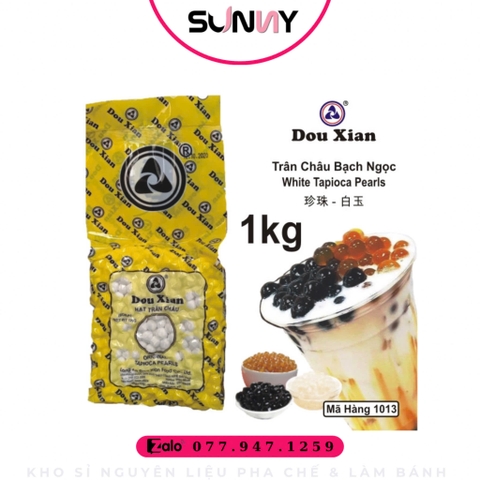 TRÂN CHÂU DOUXIAN BẠCH NGỌC 1KG | THÙNG 18 GÓI