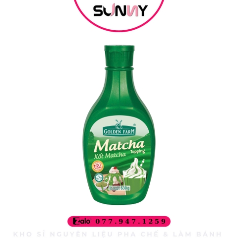 XỐT GOLDEN FARM - TRÀ XANH ( 630G ) | THÙNG 12 CHAI