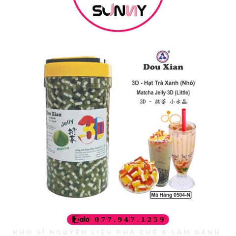 HẠT 3D DOUXIAN HẠT TRÀ XANH ( NHỎ ) | THÙNG 6 HỘP