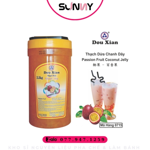 THẠCH DỪA DOUXIAN ( CHANH DÂY ) | THÙNG 6 HỘP