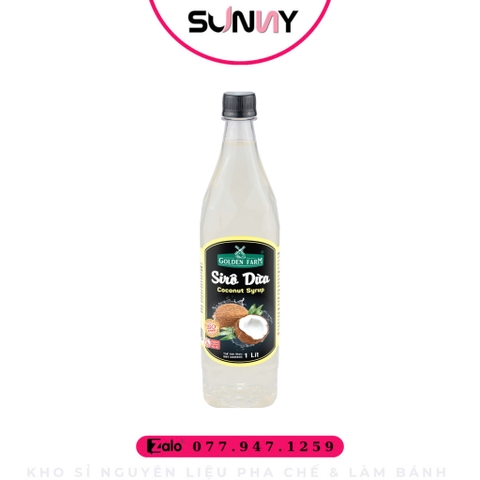 SIRO GOLDEN FARM DỪA ( 1L ) | THÙNG 12 CHAI
