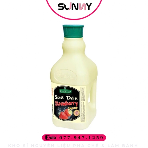 SIRO GOLDEN FARM - DÂU ( 2L ) | THÙNG 6 CHAI