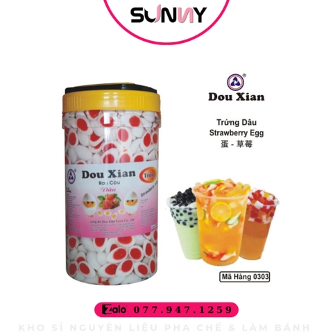 THẠCH TRỨNG DOUXIAN ( DÂU ) | THÙNG 6 HỘP