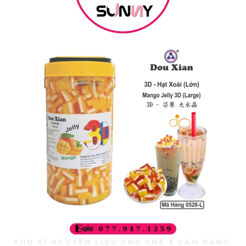 HẠT 3D DOUXIAN HẠT XOÀI ( LỚN ) | THÙNG 6 HỘP