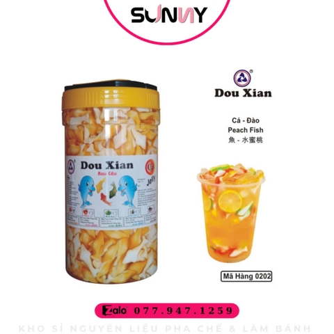 RAU CÂU CÁ DOUXIAN ( ĐÀO ) | THÙNG 6 HỘP