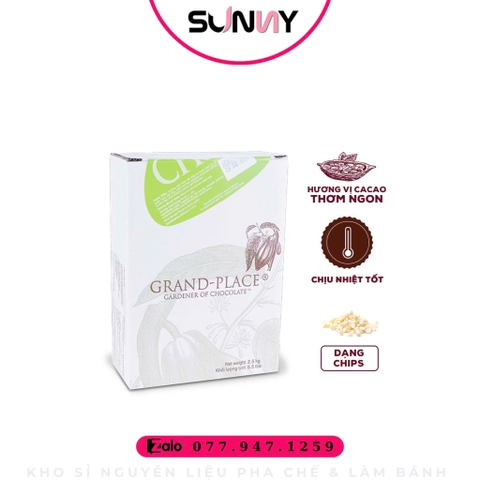 SOCOLA COMPOUND CHIP TRẮNG W13C ( 2.5KG )