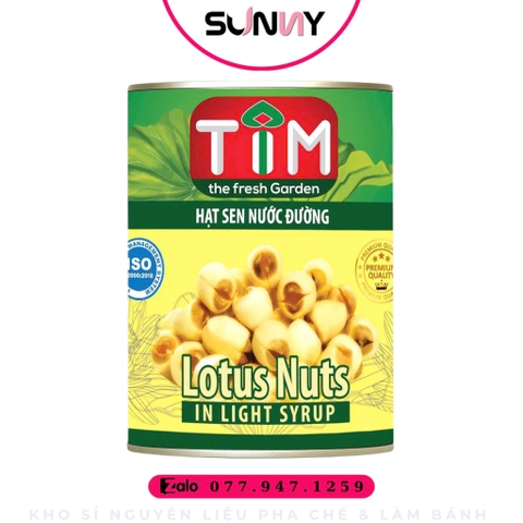 HẠT SEN NƯỚC ĐƯỜNG - NIF GARDEN ♥︎ | THÙNG 12 LON