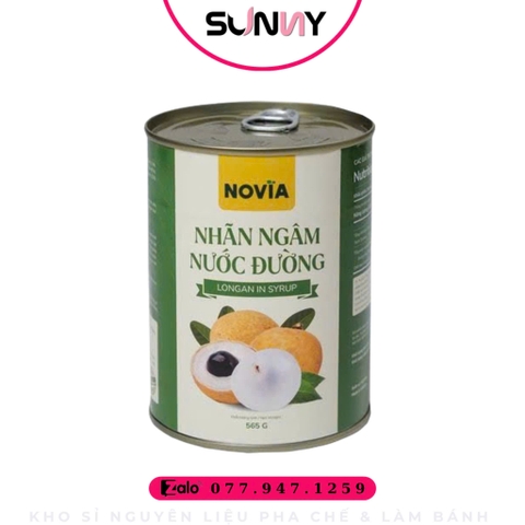 NHÃN NGÂM NƯỚC ĐƯỜNG NOVIA | THÙNG 12 LON
