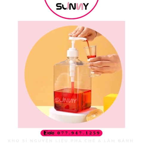 BÌNH PUMP ĐÀI LOAN 1.6L - VÒI 30ML