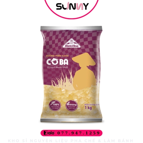 ĐƯỜNG PHÈN VÀNG CÔ BA ( 1KG )