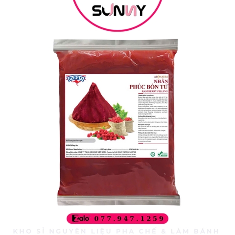 NHÂN BÁNH PHÚC BỒN TỬ MAURI ( 1KG MỀM )