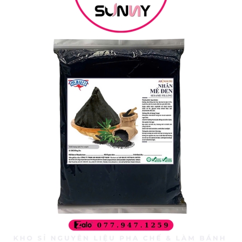 NHÂN BÁNH MÈ ĐEN MAURI ( 1KG MỀM )