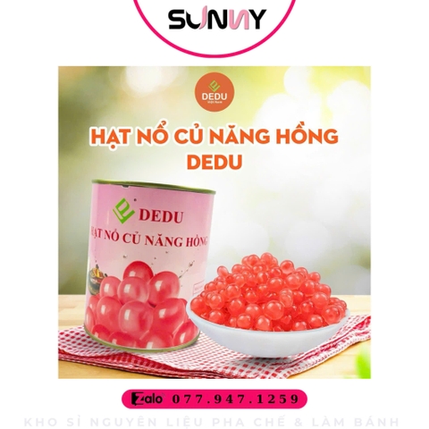 HẠT NỔ CỦ NĂNG HỒNG DEDU