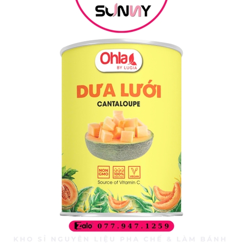 DƯA LƯỚI ĐÓNG LON OHLA ( 950G ) | THÙNG 12 LON