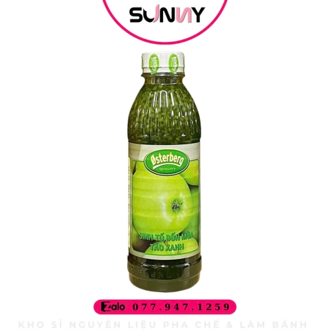 SINH TỐ OSTERBERG - TÁO XANH | THÙNG 12 CHAI