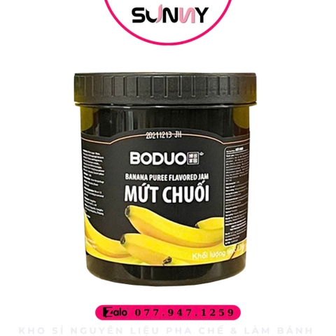 MỨT BODOU - CHUỐI ( 1KG3 ) | THÙNG 12 HỘP
