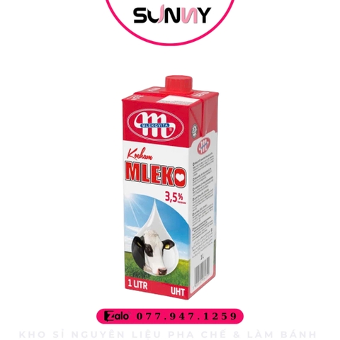 SỮA TƯƠI NGUYÊN KEM MLEKOVITA I LOVE MILK ( 1L )