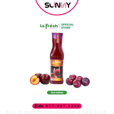 NƯỚC CỐT TRÁI CÂY - LA FRESH - MẬN | THÙNG 12 CHAI