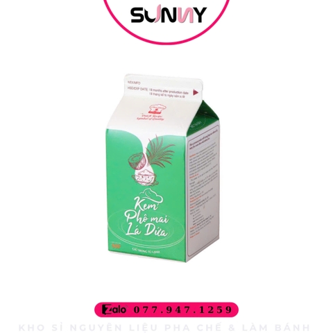 KEM PHÔ MAI LÁ DỨA NHẤT HƯƠNG