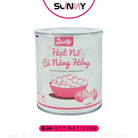 HẠT NỔ CỦ NĂNG HỒNG ZESTTY | THÙNG 12 LON