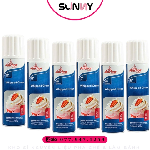 ANCHOR AEROSOL WHIPPED CREAM ( 400G )