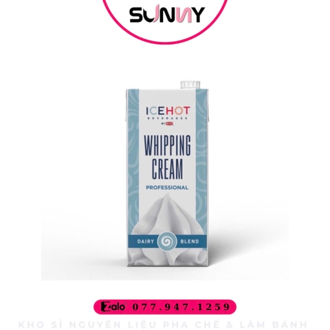 KEM SỮA CHUYÊN NGHIỆP ICEHOT | THÙNG 12 HỘP