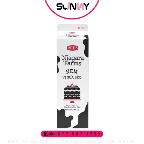 KEM LÀM BÁNH RICH'S NIAGARA FARMS | THÙNG 12 HỘP