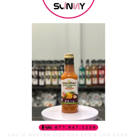 NƯỚC ÉP CÔ ĐẶC NUTRIFRES NHIỆT ĐỚI ( 850ML ) | THÙNG 12 CHAI