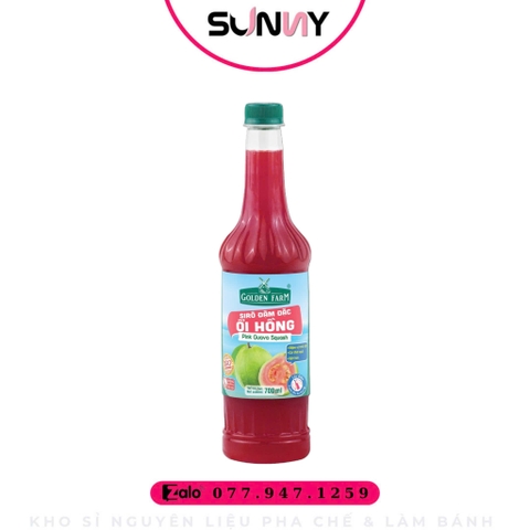 SIRO GOLDEN FARM ĐẬM ĐẶC ỔI HỒNG | THÙNG 12 CHAI