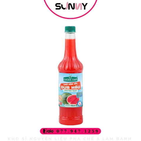 SIRO GOLDEN FARM ĐẬM ĐẶC DƯA HẤU | THÙNG 12 CHAI