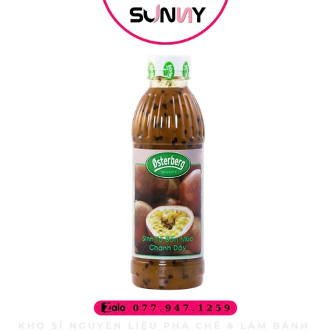 SINH TỐ OSTERBERG - CHANH DÂY ( CÓ HẠT ) | THÙNG 12 CHAI