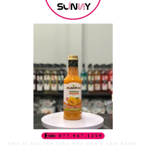 NƯỚC ÉP CÔ ĐẶC NUTRIFRES XOÀI ( 850ML ) | THÙNG 12 CHAI