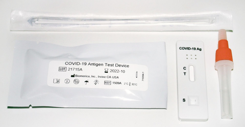 KIT TEST NHANH KHÁNG NGUYÊN SARS–COV–2 BIOMERICA COVID-19 ANTIGEN RAPID TEST CỦA MỸ