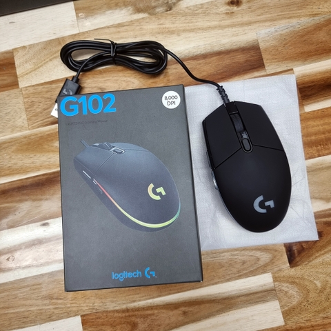 Chuột gaming Logitech G102 Led RGB 8000DPI - Hàng CTY