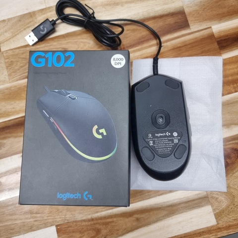 Chuột gaming Logitech G102 Led RGB 8000DPI - Hàng CTY