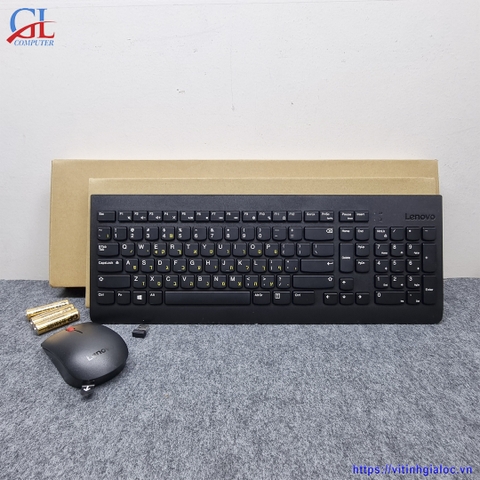 Combo Phím Chuột không dây Lenovo Essential Wireless (Đen)