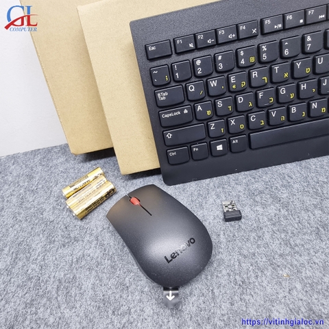Combo Phím Chuột không dây Lenovo Essential Wireless (Đen)