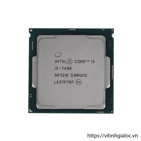 CPU Intel Core i5-7400 ( 3.0GHz turbo boots 3.5Ghz, 4 nhân 4 luồng, 6MB Cache, FCLGA 1151)