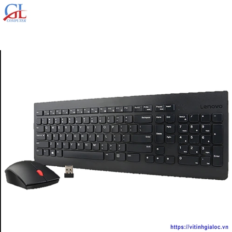 Combo Phím Chuột không dây Lenovo Essential Wireless (Đen)