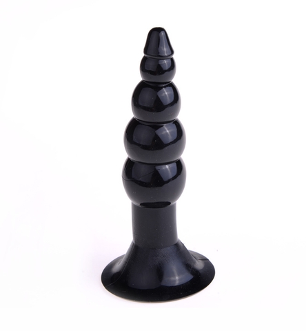 Phích cắm hậu môn ngấn tròn hít tường - Butt plug with suction cup base