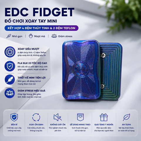 EDC Freehand CHUNEDC 6x8 (X3 tốc độ)- Fidget Toy Nam Châm Giảm Stress Đồ Chơi EDC