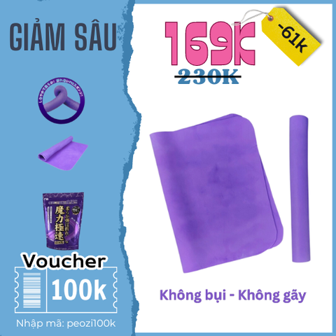 Set que hút ẩm không gãy + Khăn lau onahole không bụi