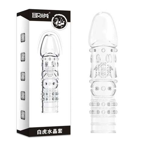 Bao cao su đôn Baile Tiger Crystal Sleeve - 2,7cm