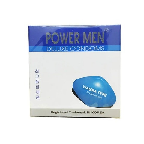 Bao cao su Powermen Viagra (Hộp 3 bao)