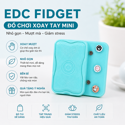 EDC Freehand CHUNEDC 6x8 Phiên bản GLOW – SMOOTH BEGINNER dạ quang, phát sáng trong đêm