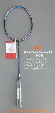 VỢT LINING TURBO CHARGING 20