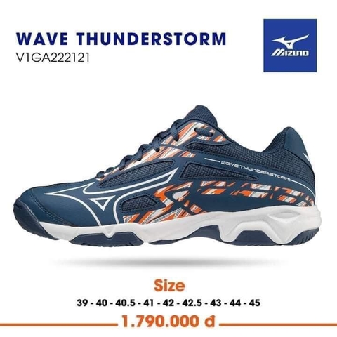 GIÀY MIZUNO WAVE THUDER STORM XANH THAN