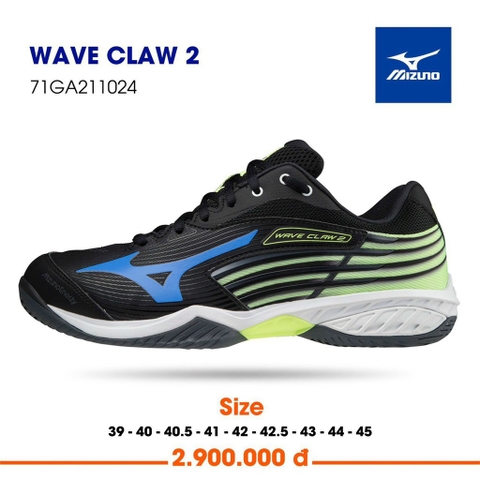 GIÀY MIZUNO WAVE CLAW2 ĐEN