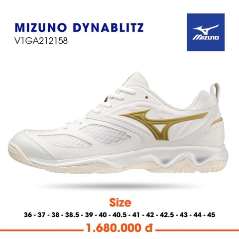 GIÀY MIZUNO DYNABLITZ TRẮNG VÀNG