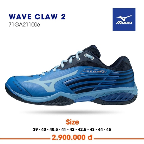 GIÀY MIZUNO WAVE CLAW 2 XANH DƯƠNG